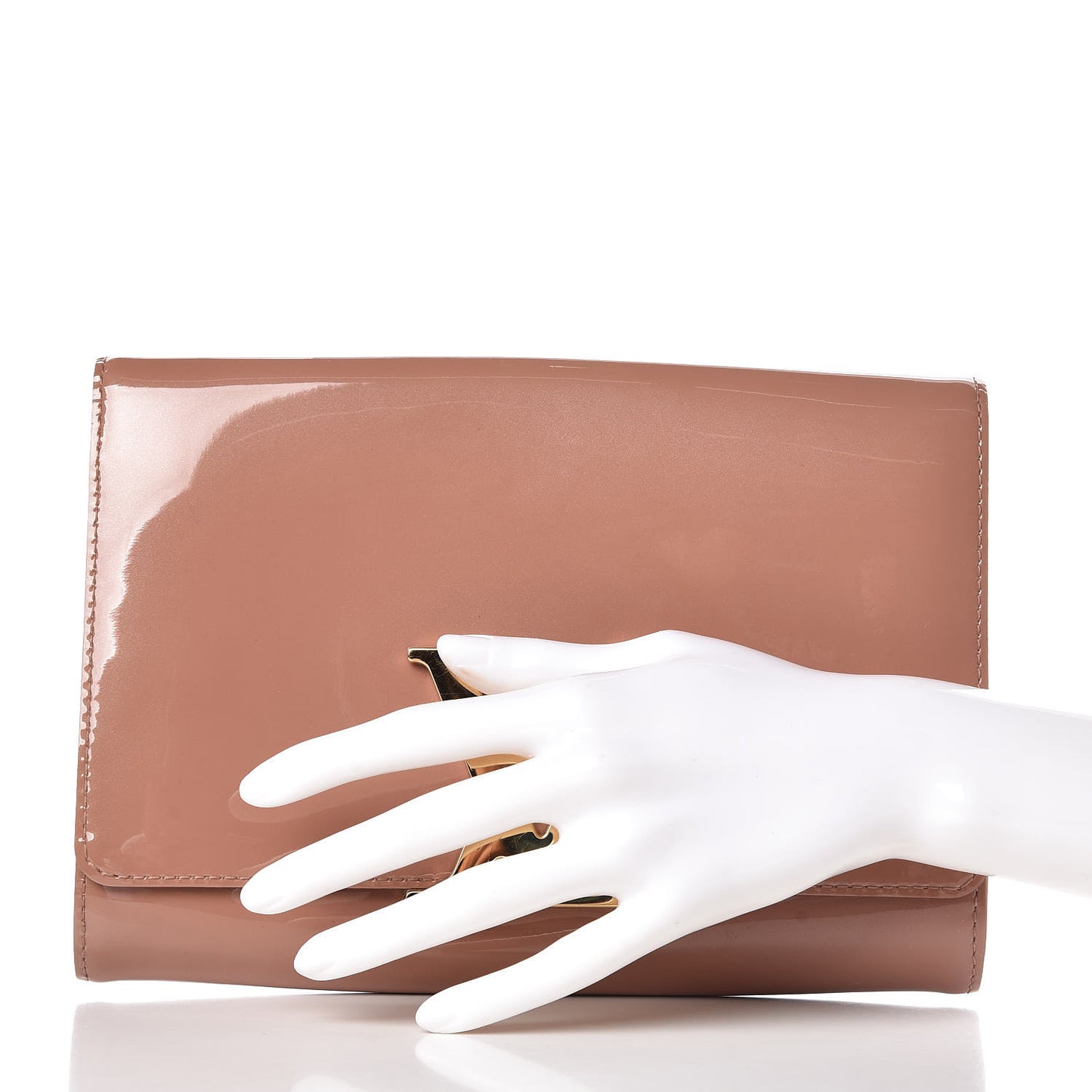 Vernis New Sobe Clutch Rose Velours