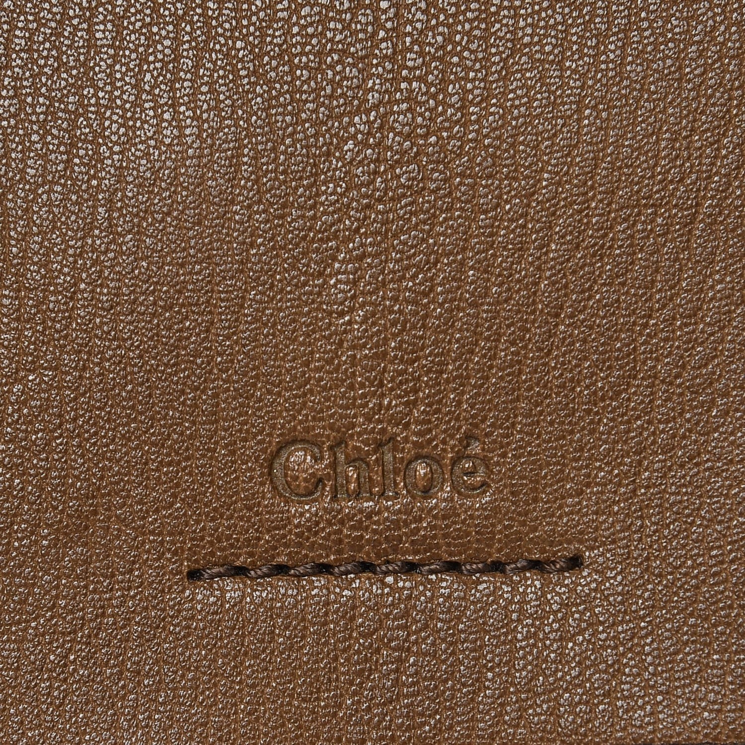 Chloe Goatskin Medium Faye Shoulder Bag Woody Khaki 7 of 7