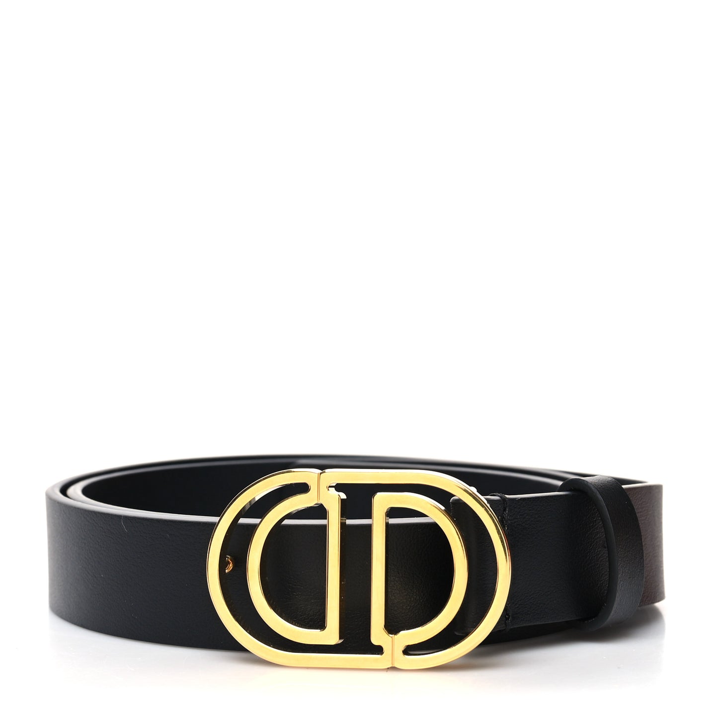 Calfskin CD Belt 85 Black