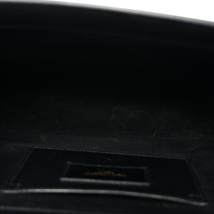 Saint Laurent Smooth Calfskin Medium Classic Monogram Kate Tassel Satchel Black 5 of 9