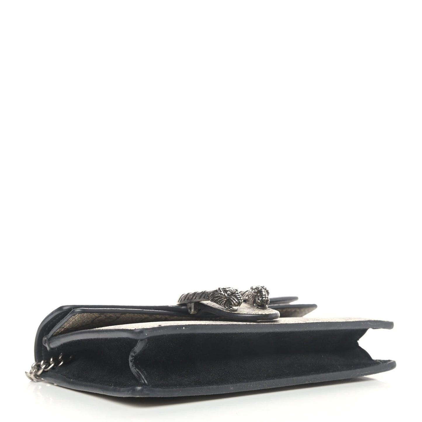 GG Supreme Monogram Super Mini Dionysus Shoulder Bag Black