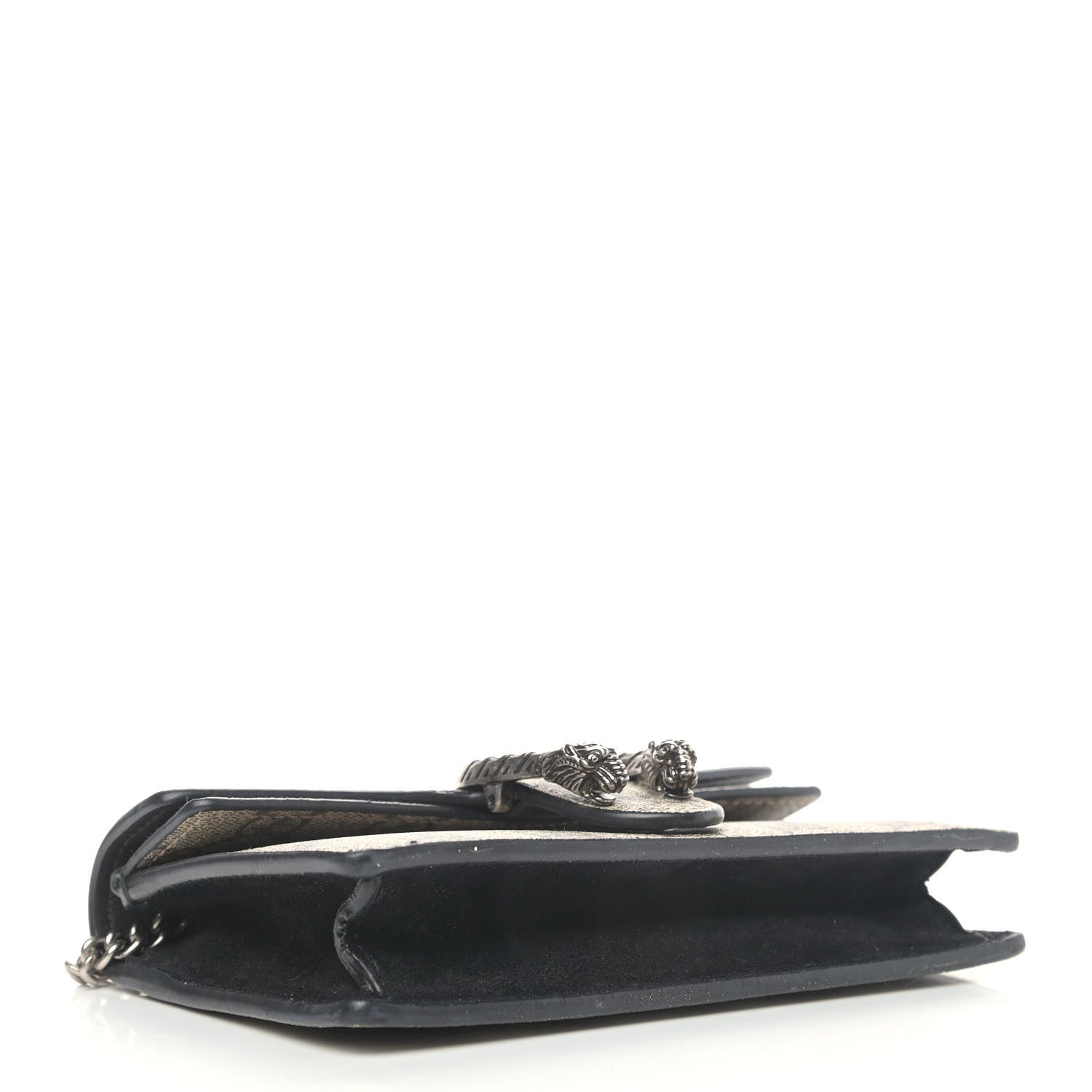 Gucci GG Supreme Monogram Super Mini Dionysus Shoulder Bag Black 3 of 11