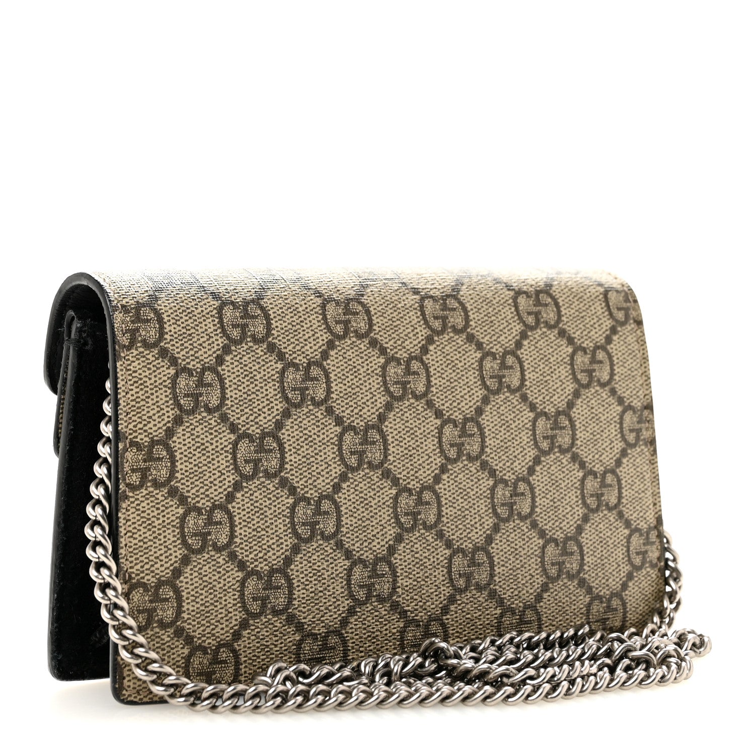 Gucci GG Supreme Monogram Super Mini Dionysus Shoulder Bag Black 3 of 10