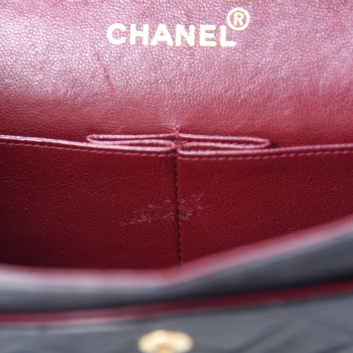Chanel Lambskin Quilted Medium Double Flap Black 10 of 15