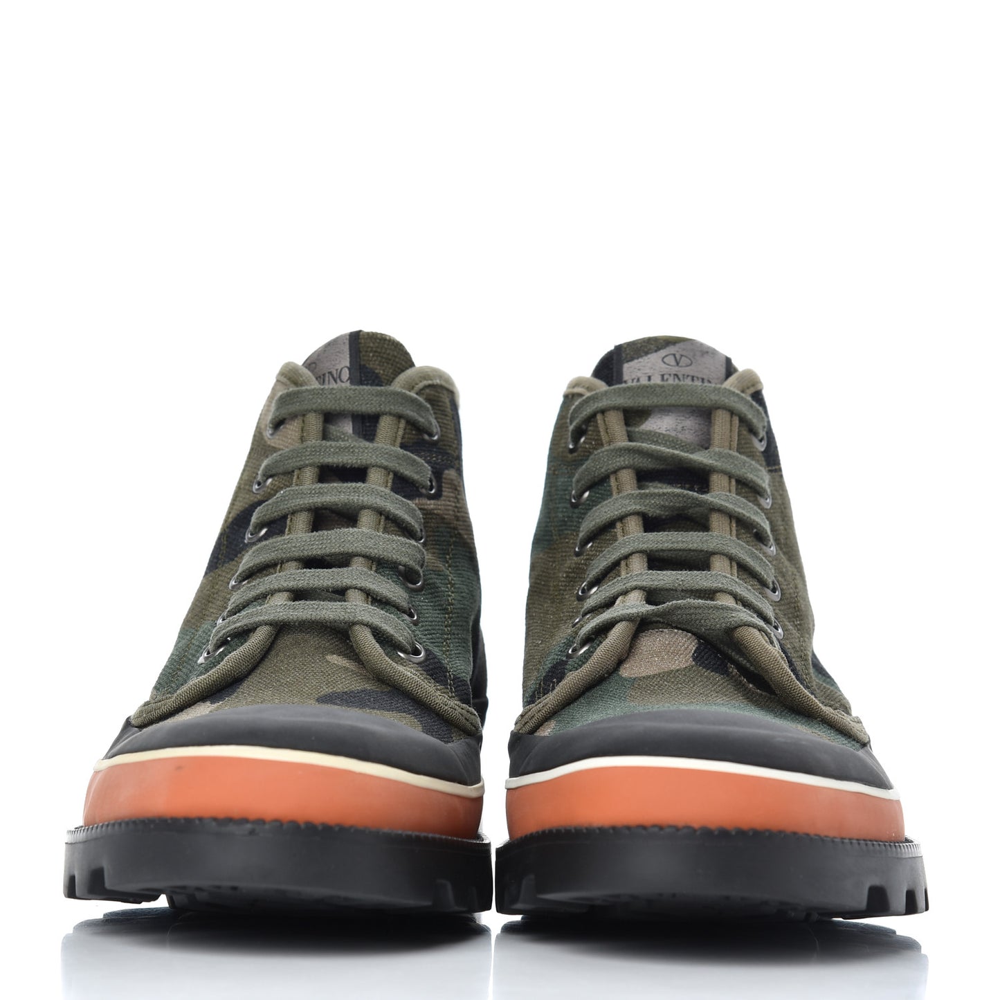 Canvas Camouflage Sneaker Boots 40 Army Green