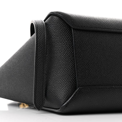 Celine Grained Calfskin Nano Belt Bag Black 9 of 11