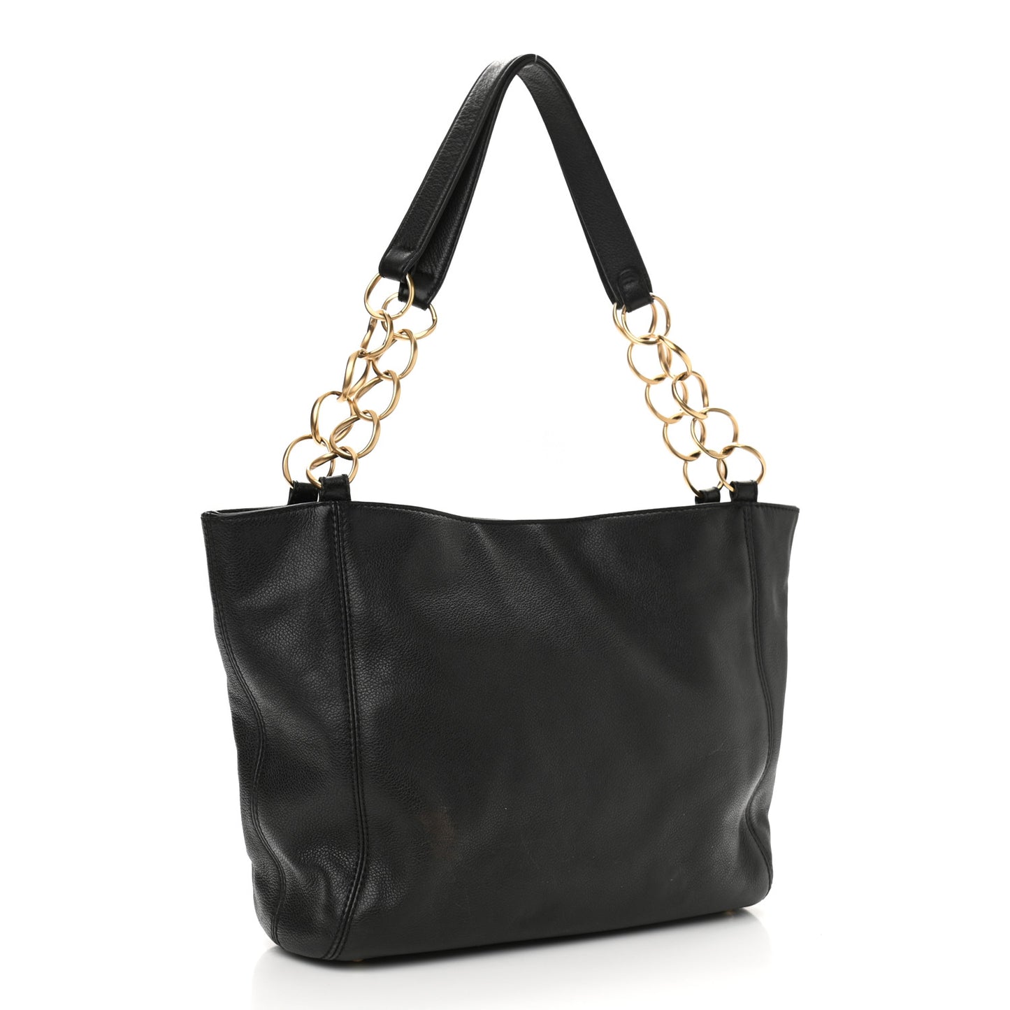 Caviar CC Shoulder Bag Black