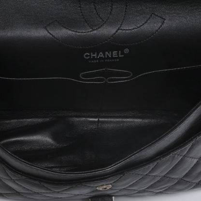 Chanel Calfskin 2.55 Reissue 226 Flap Metallic Black 8 of 8