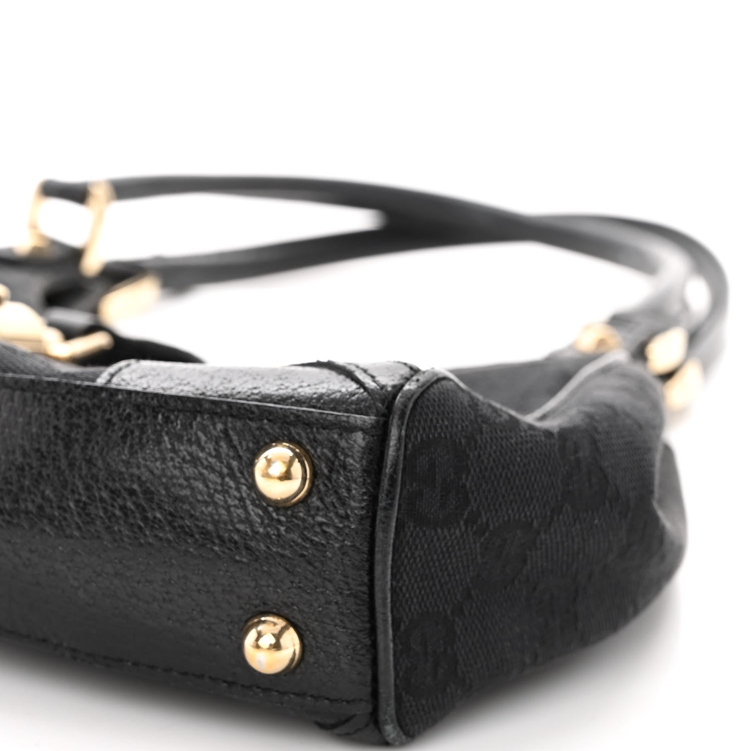 Gucci Monogram Jackie O Hobo Black 9 of 13