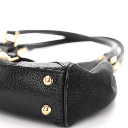 Gucci Monogram Jackie O Hobo Black 9 of 13