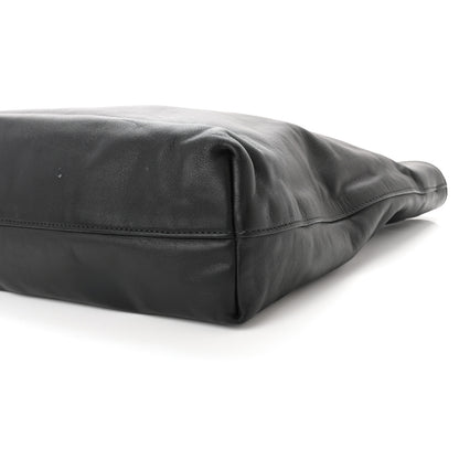 Prada Soft Calf Shopping Tote Black 10 of 15