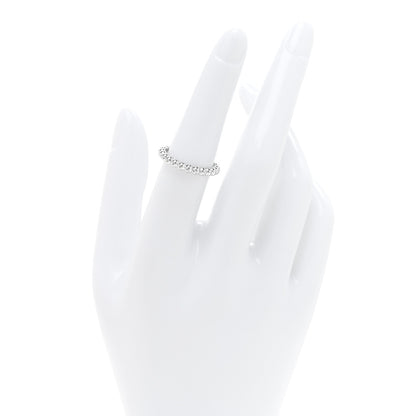 Van Cleef & Arpels 18K White Gold Medium Perlee Ring 53 6.5 2 of 4