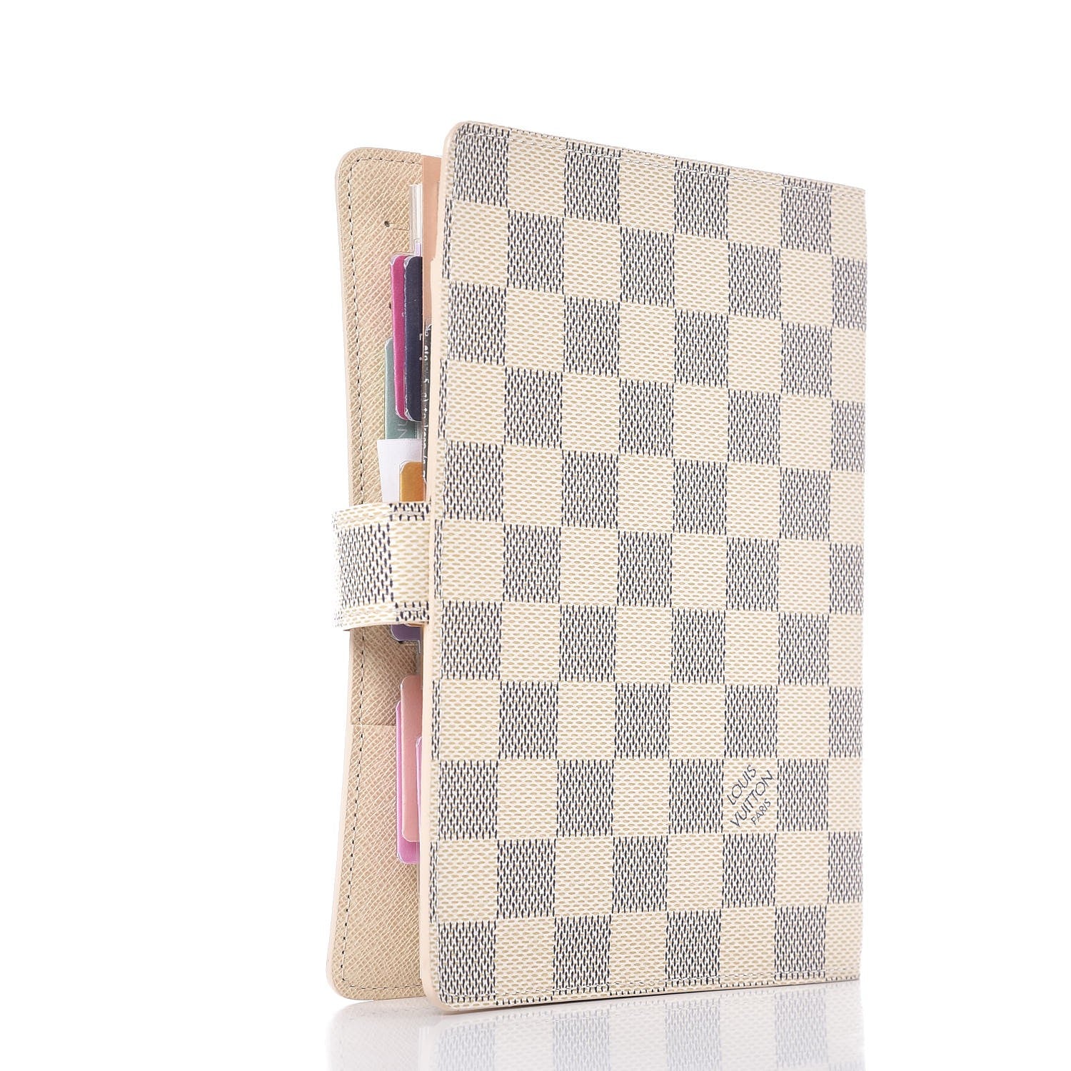Louis Vuitton Damier Azur Medium Ring Agenda Cover 3 of 7
