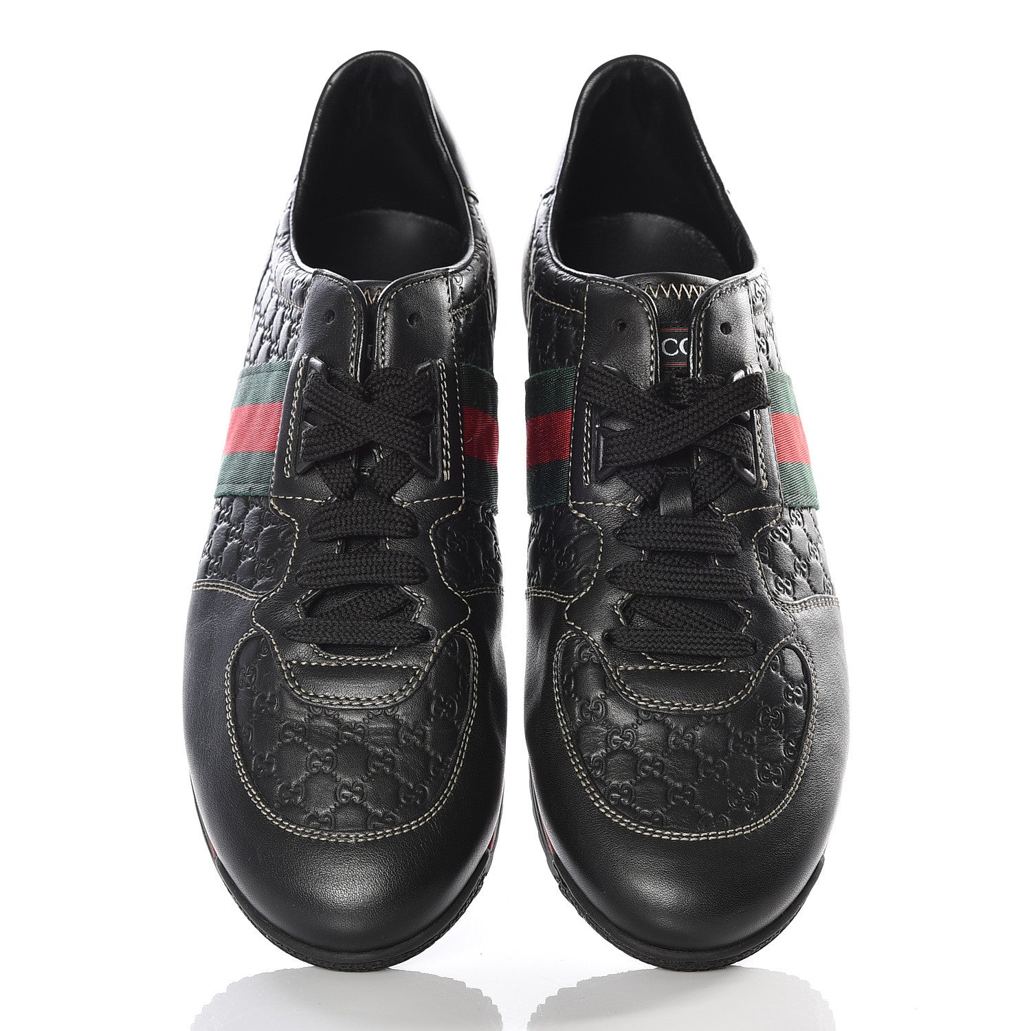 Gucci Microguccissima Web Sneakers 40 Black 4 of 13