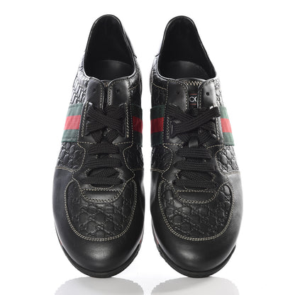 Gucci Microguccissima Web Sneakers 40 Black 4 of 13