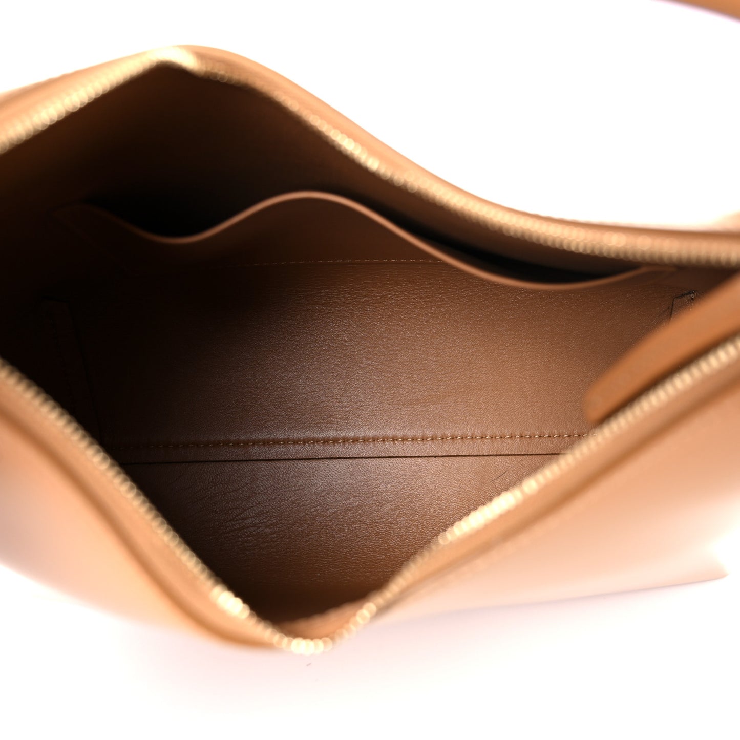 Polished Calfskin Mini Candy Bag Caramel