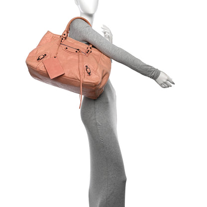 Balenciaga Agneau Classic Hardware S Sunday Tote Vieux Rose 2 of 17