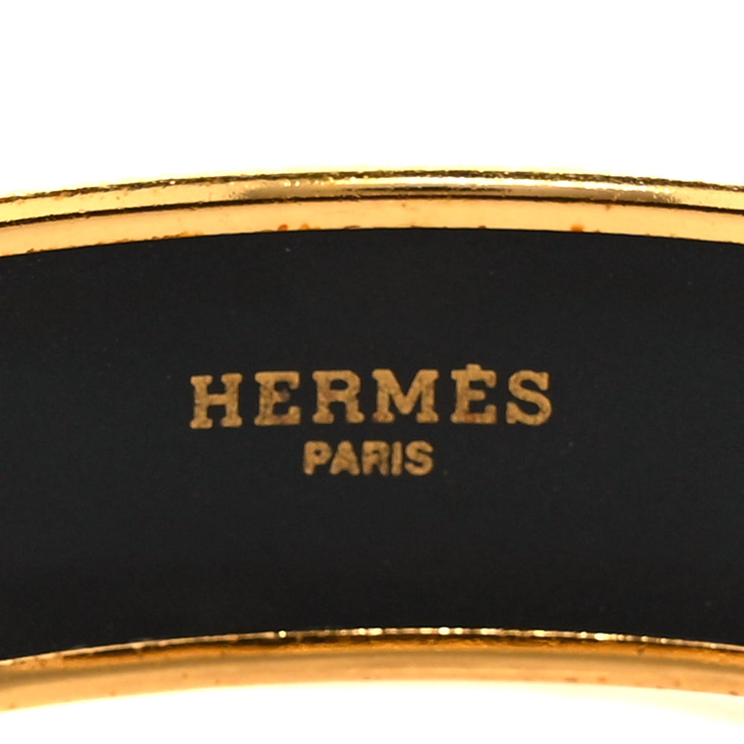 Enamel Wide Printed Capitales Bracelet 65