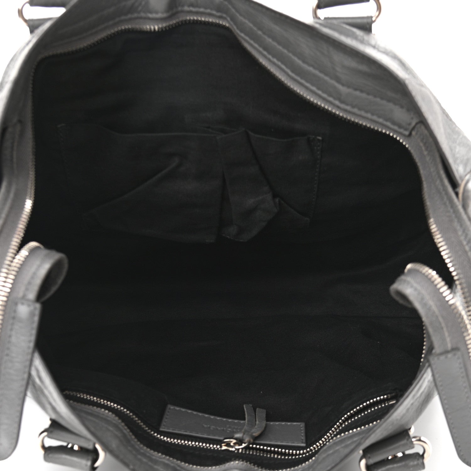 Balenciaga Agneau Silver Metallic Edge Hardware City Gris Cendre 4 of 9