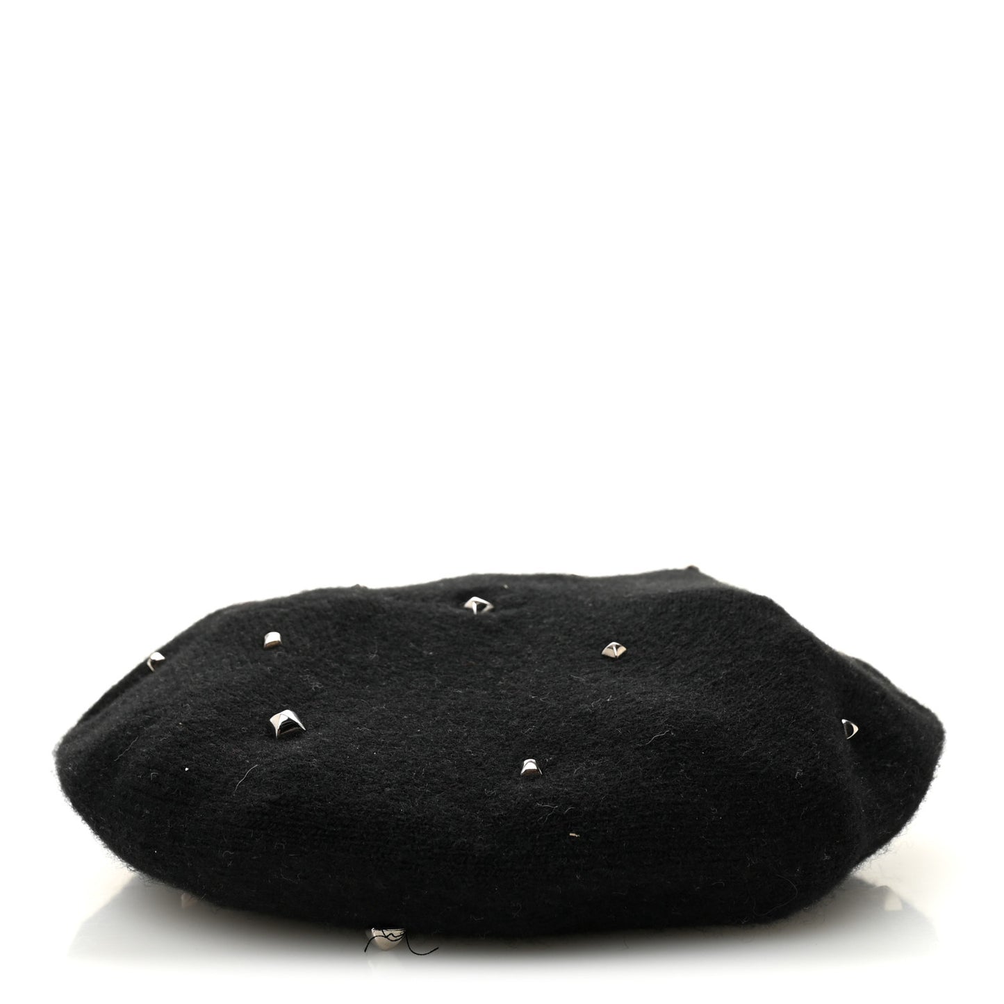 Cashmere Medor Studded Darling Beret S Black