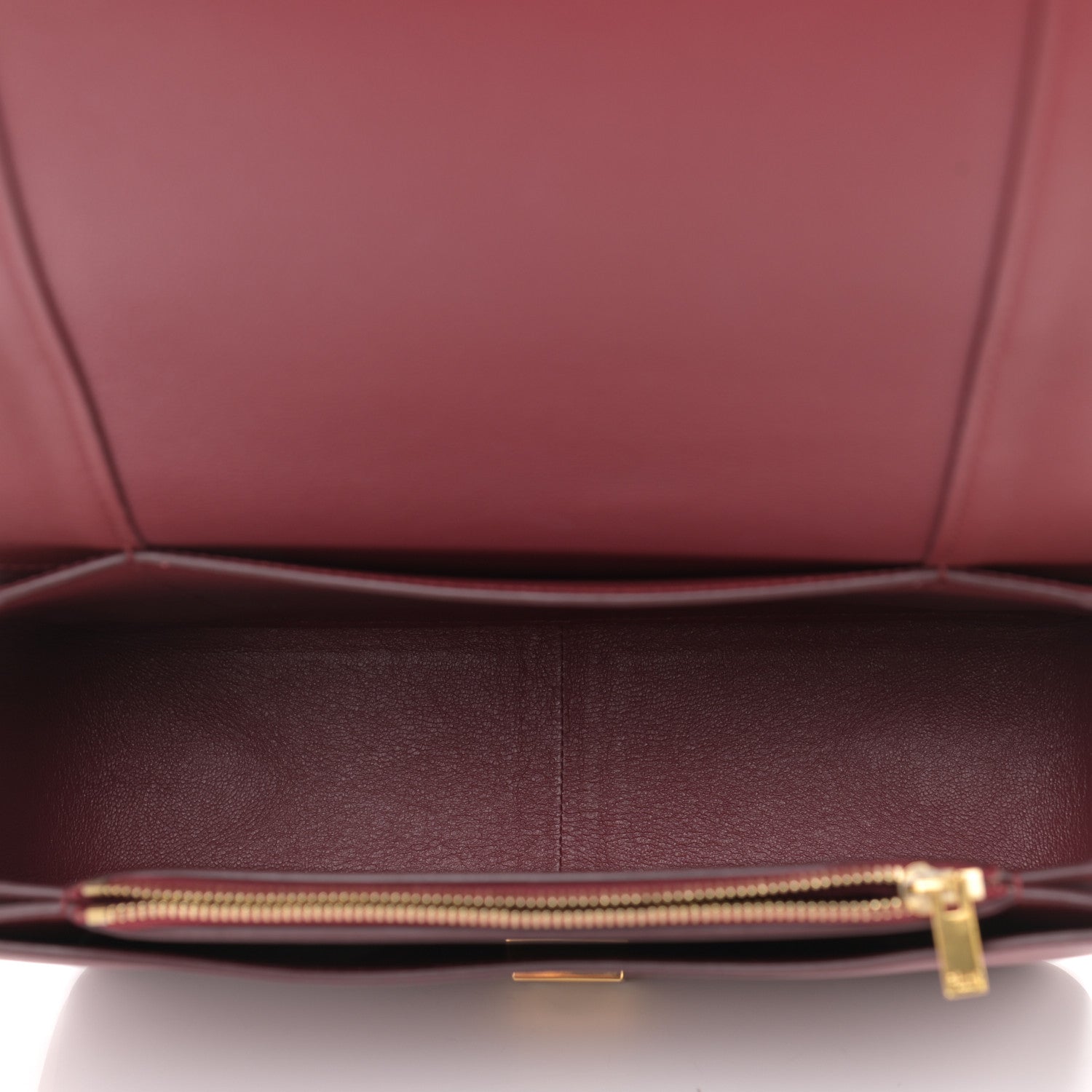 Celine Shiny Smooth Calfskin Medium Frame Shoulder Bag Ruby Nude 5 of 11
