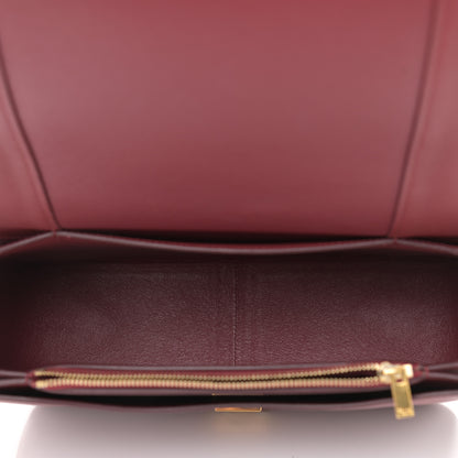 Celine Shiny Smooth Calfskin Medium Frame Shoulder Bag Ruby Nude 5 of 11