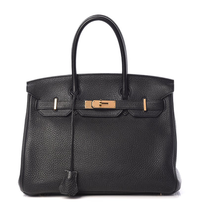 Hermes Togo Birkin 30 Black 1 of 12