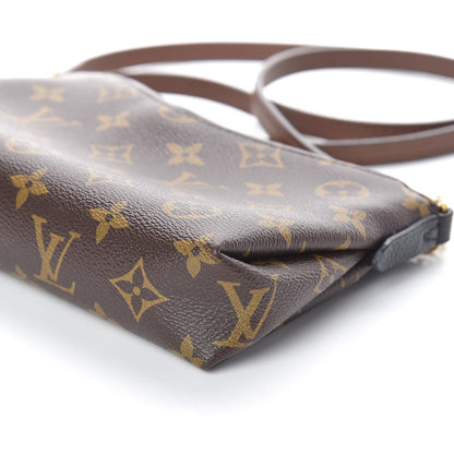 Louis Vuitton Monogram Pallas Clutch Black 6 of 9