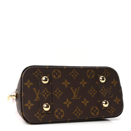 Louis Vuitton Vernis Monogram Alma BB Rose Pale Metallise 4 of 9