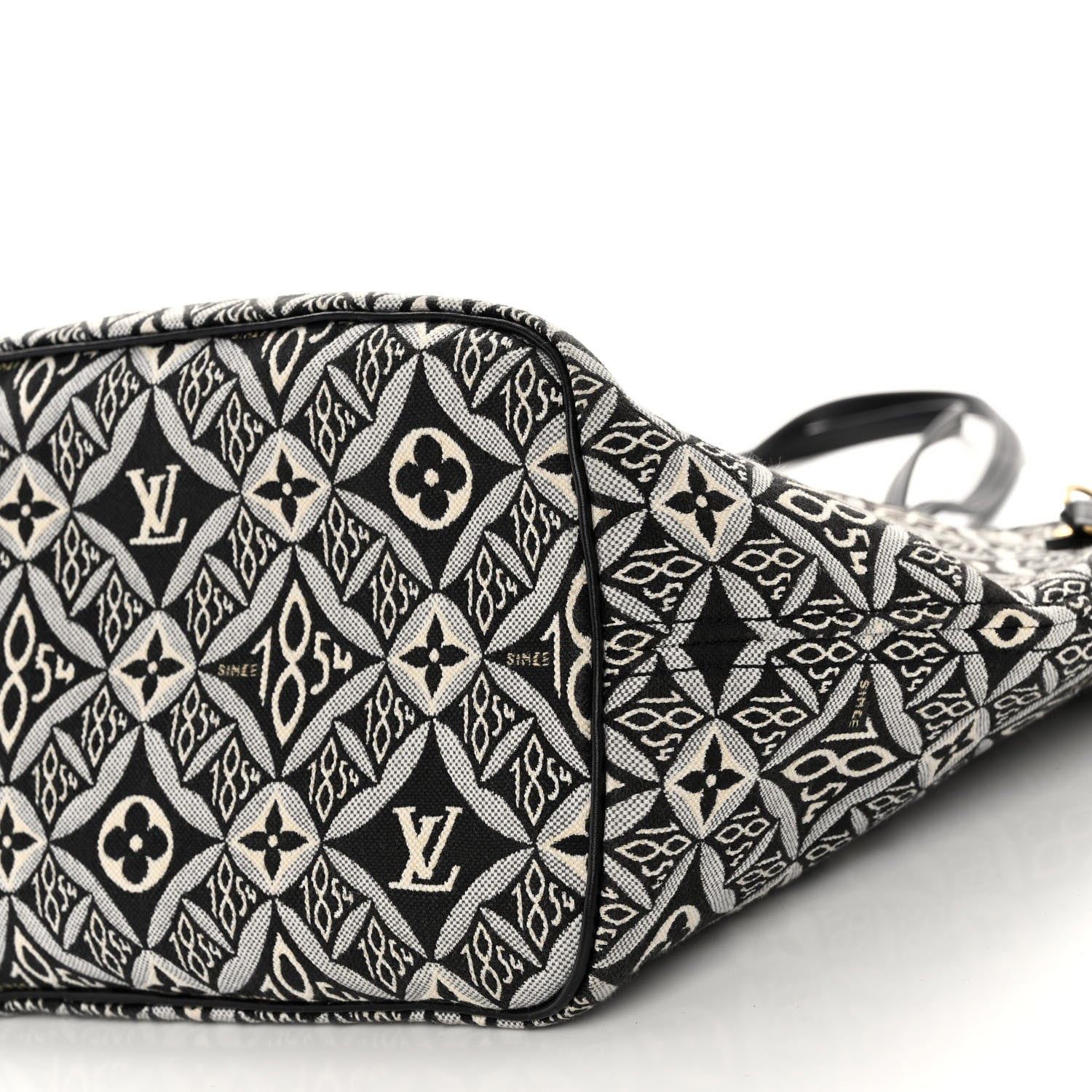 Louis Vuitton Jacquard Since 1854 Neverfull MM Grey 10 of 10