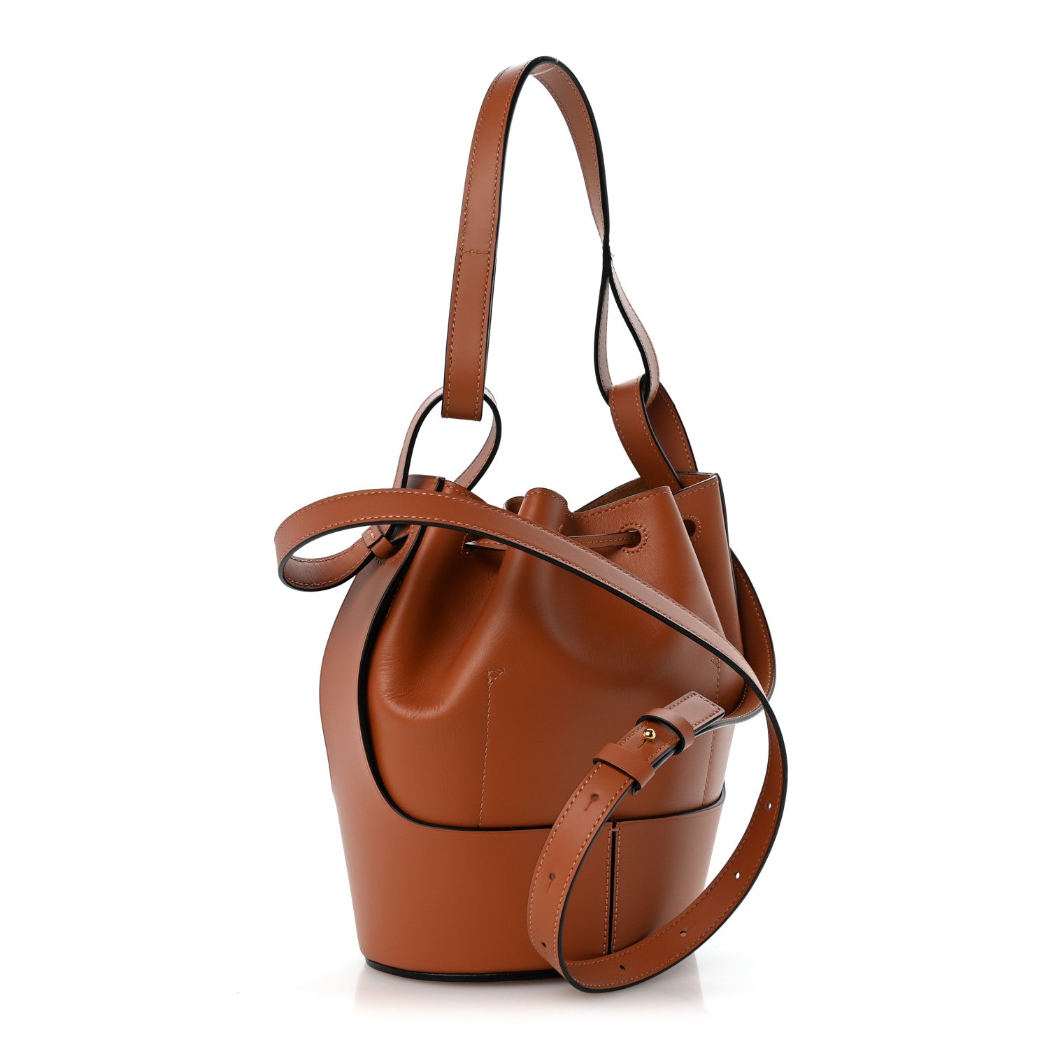 Loewe Calfskin Mini Balloon Bucket Bag Tan 3 of 12