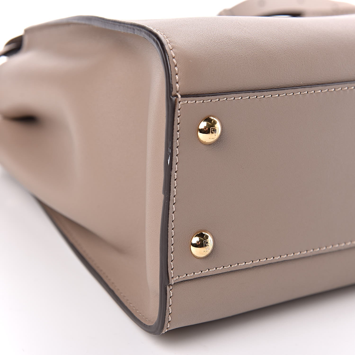 Fendi Vitello Seta Plexiglass Tortoise Medium Peekaboo Iconic Satchel Tortora 5 of 10
