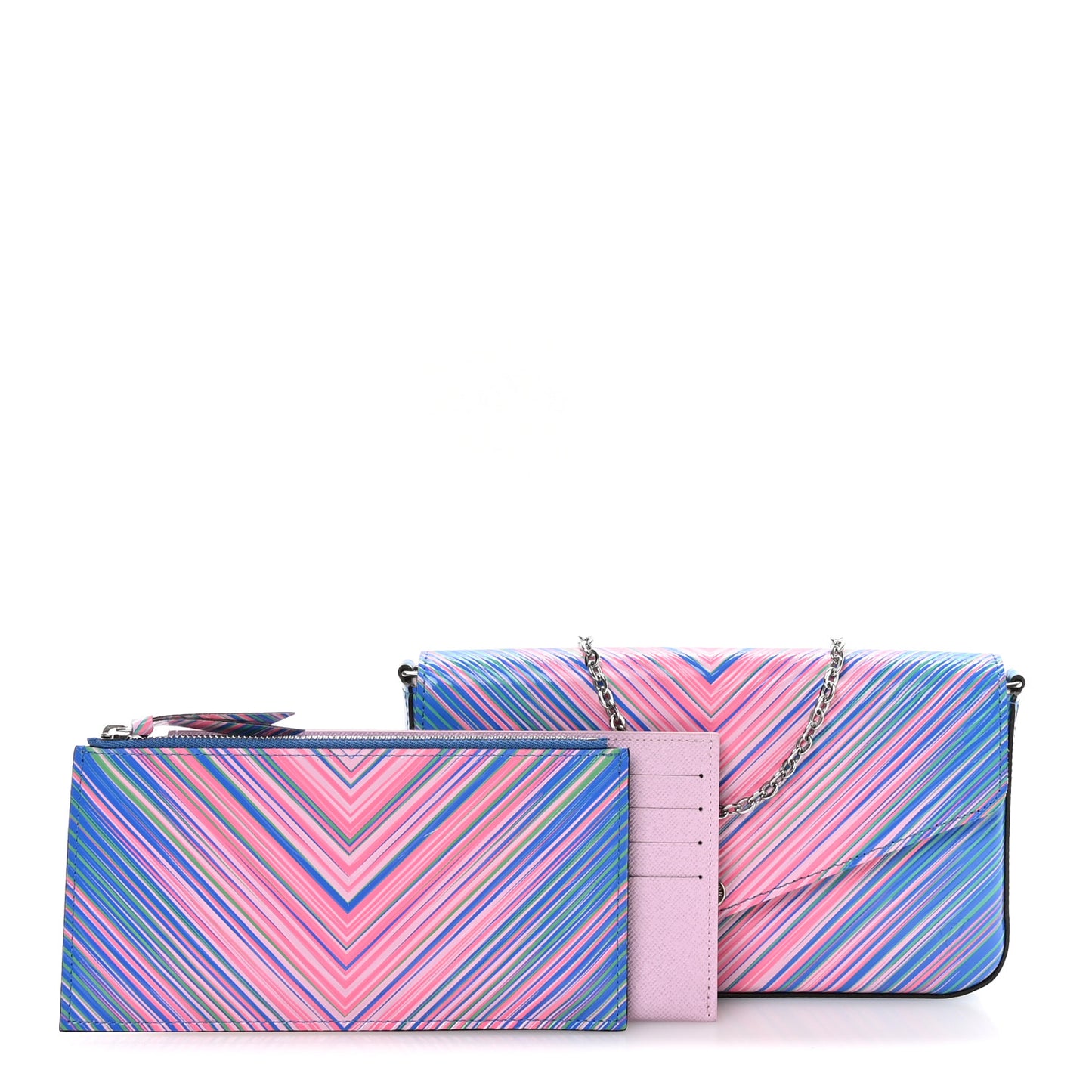 Epi Tropical Pochette Felicie Blue Rose