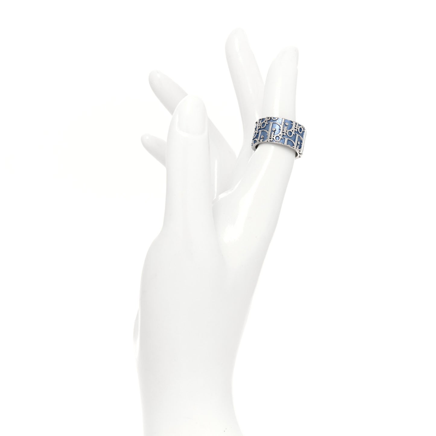 Metal Trotter Ring 6 Blue