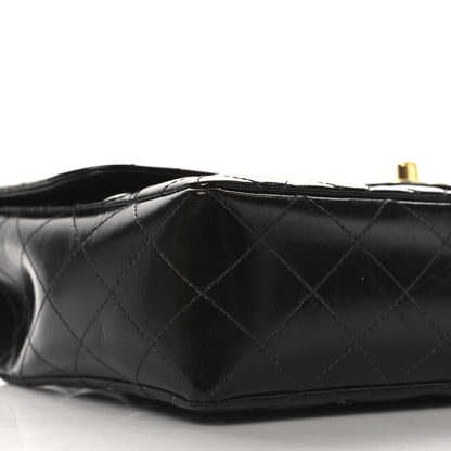 Chanel Patent Quilted Medium Rectangular Kelly Flap Bag Black 9 of 13