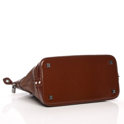 Louis Vuitton Suhali Lockit MM Sienne 4 of 7