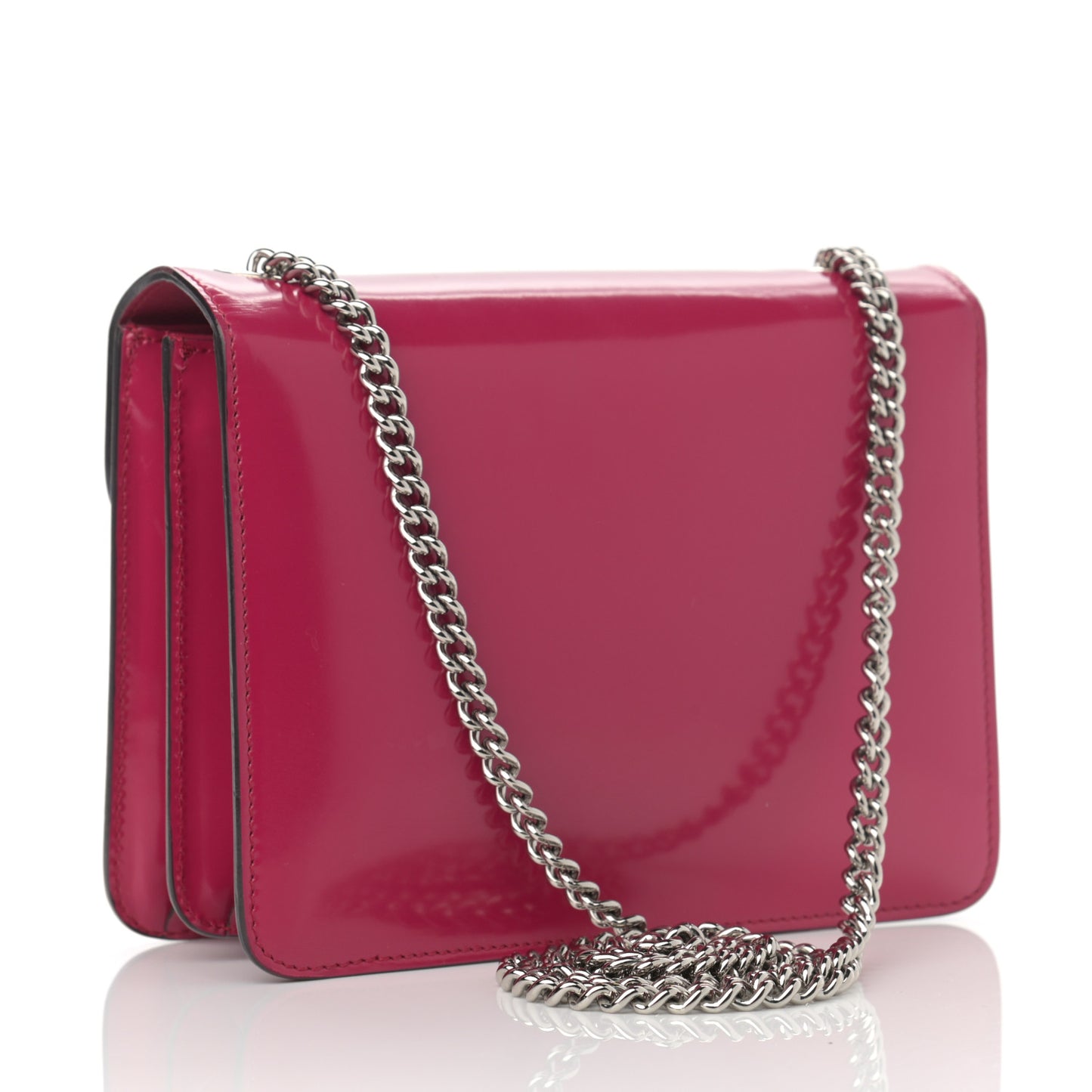 Shade Lux Calfskin Small Interlocking G Shoulder Bag Petunia