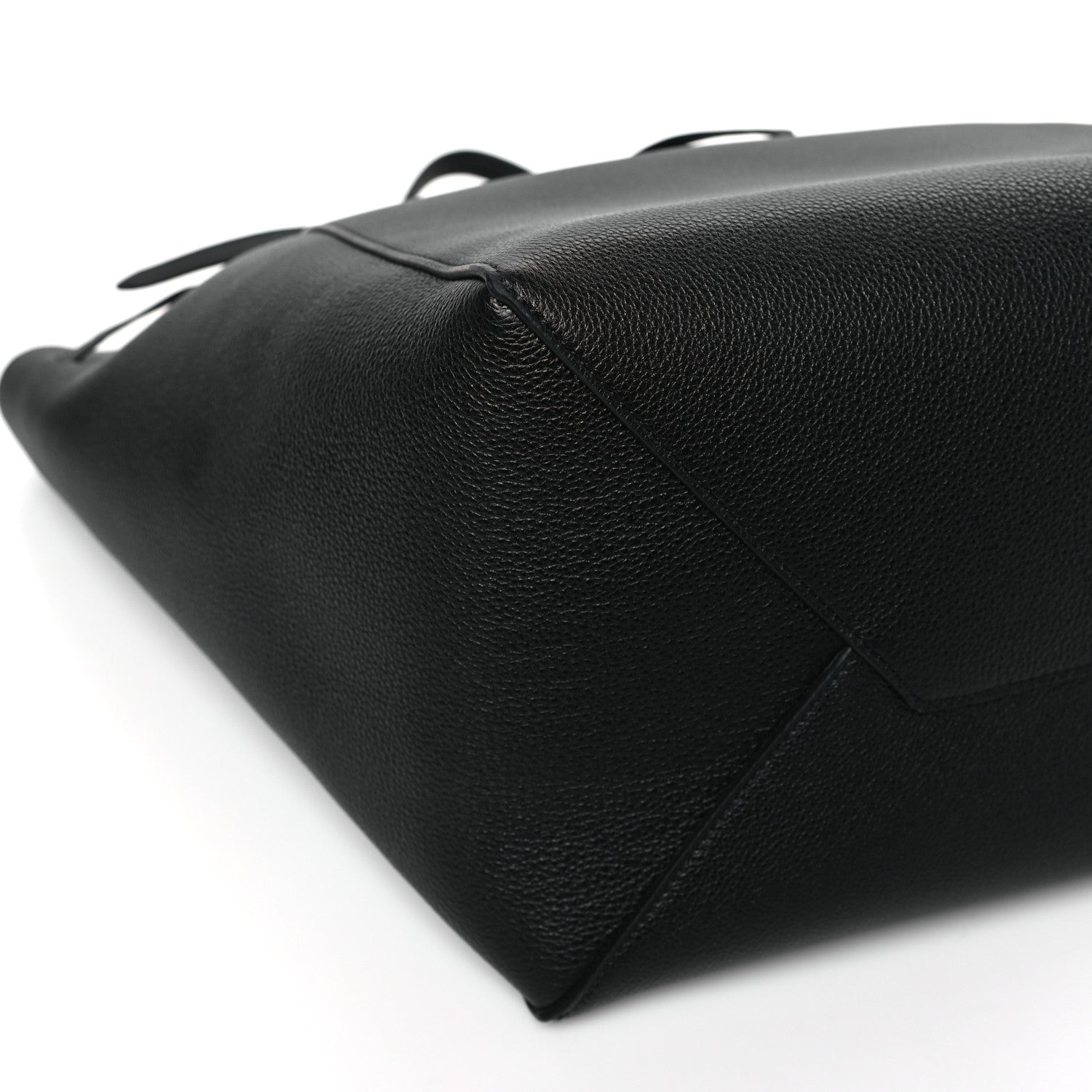 Celine Soft Grained Calfskin Medium Belt Cabas Phantom Black 7 of 9