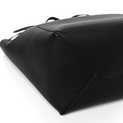 Celine Soft Grained Calfskin Medium Belt Cabas Phantom Black 7 of 9