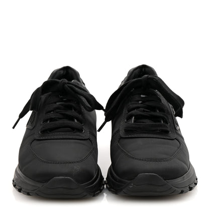 Prada Re-Nylon Gabardine Logo Sneakers 39.5 Black 3 of 7