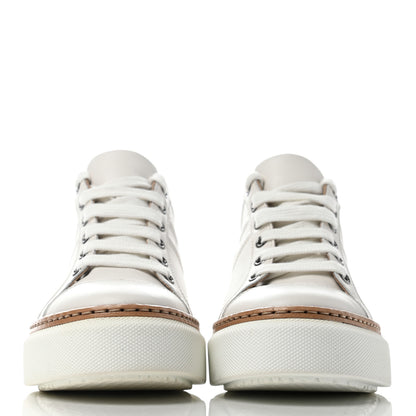 Hermes Calfskin Polo Sneakers 35.5 White 2 of 6