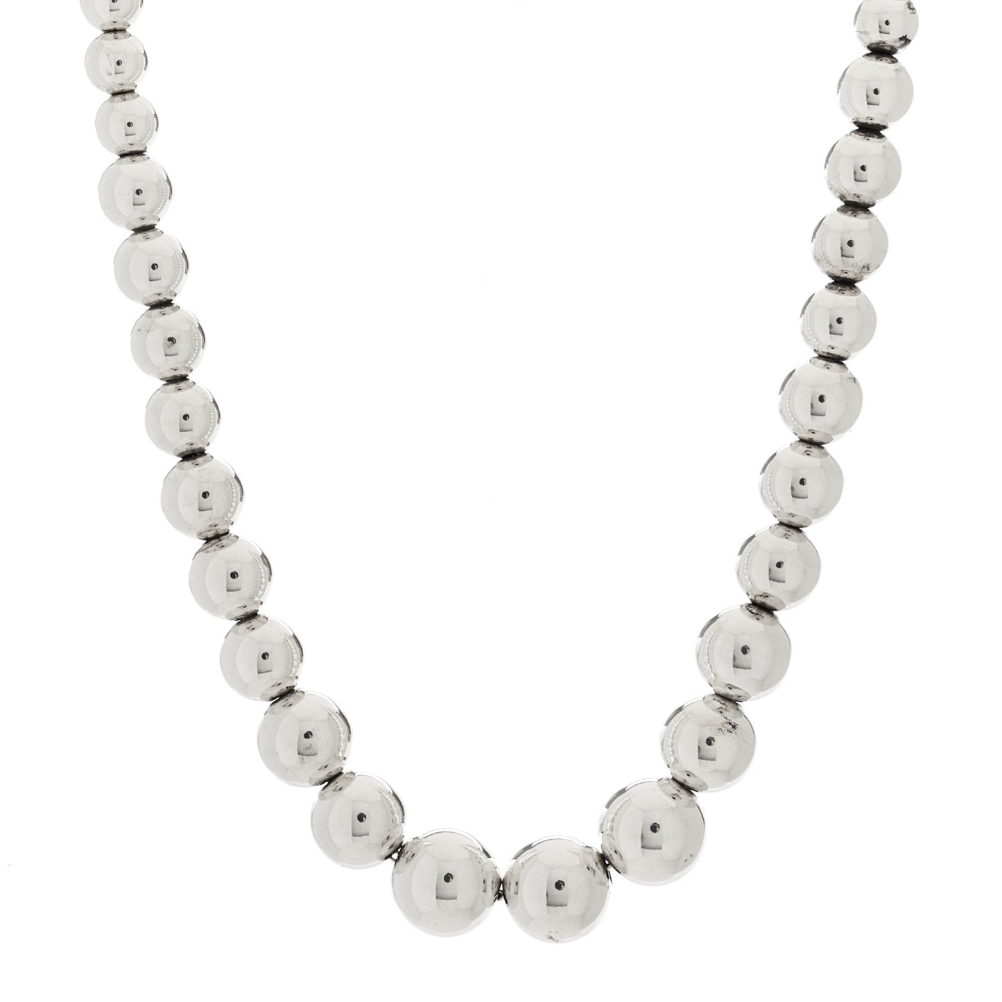 Sterling Silver HardWear Graduated Ball Necklace