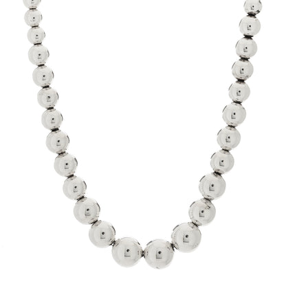 Tiffany Sterling Silver HardWear Graduated Ball Necklace 1 of 5