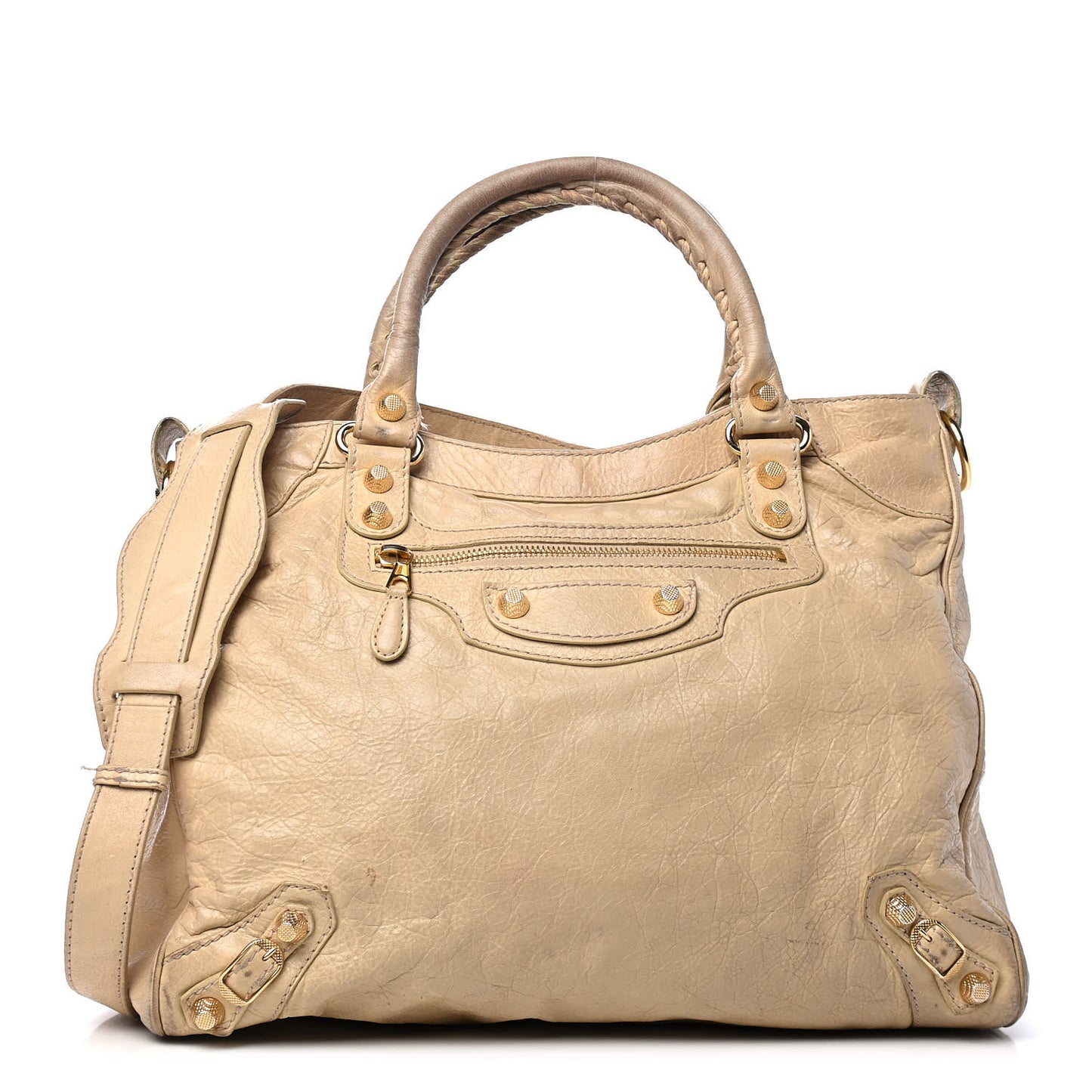 Agneau Giant 12 Gold Hardware Velo Dune