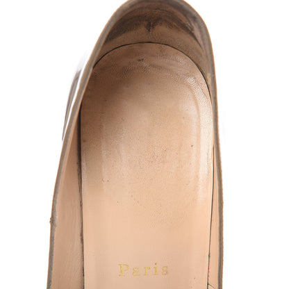 Christian Louboutin Patent Bambou 140 Pumps 39 Oyster 11 of 17