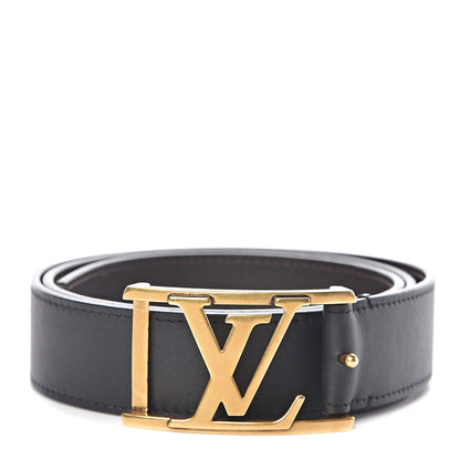 Louis Vuitton Calfskin LV Montana Belt 90 36 Black 1 of 7