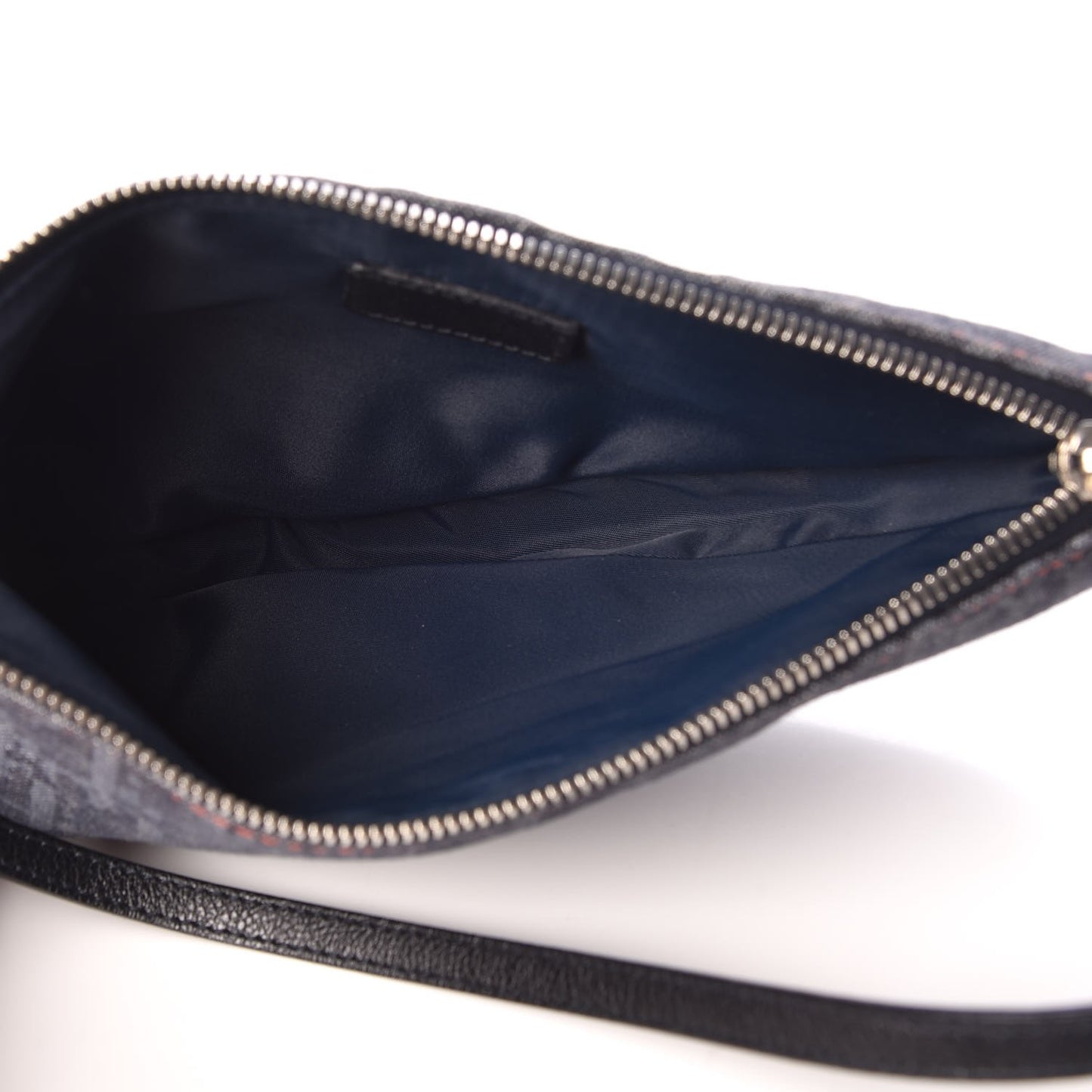 Denim Monogram Mini Saddle Pochette Navy