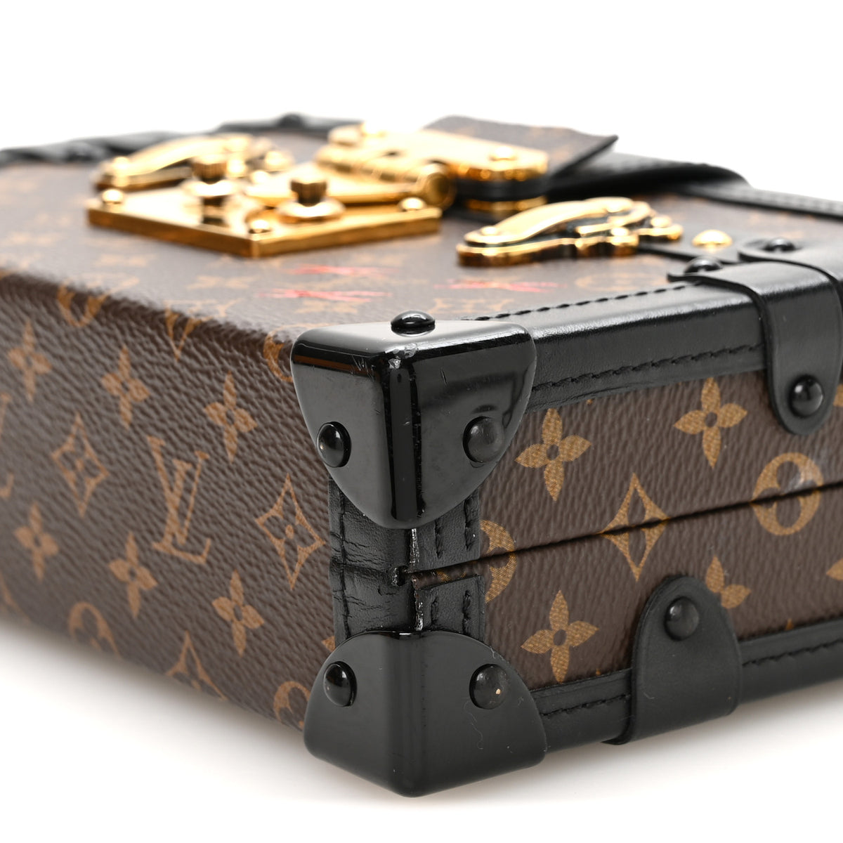 Louis Vuitton Monogram Petite Malle Black 10 of 12