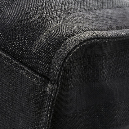 Chanel Mixed Fibers Calfskin Striped Medium Deauville Tote Black 9 of 11