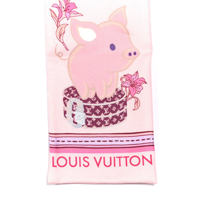 Louis Vuitton Silk Monogram Superstition Bandeau Light Pink 3 of 3